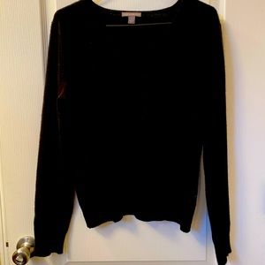 100% cashmere black sweater